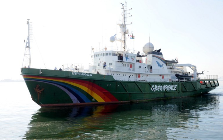 Récif de l'Amazone: Greenpeace repart en expédition, s'oppose aux projets pétroliers Récif de l'Amazone: Greenpeace repart en expédition, s'oppose aux projets pétroliers