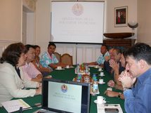 La FAPEL (Fédération de Parents d'élèves) reçue à la Délégation de la Polynésie française à Paris