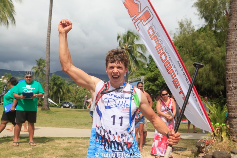 Marcus Hansen a dépassé Michael Booth juste avant l'arrivée Marcus Hansen a dépassé Michael Booth juste avant l'arrivée