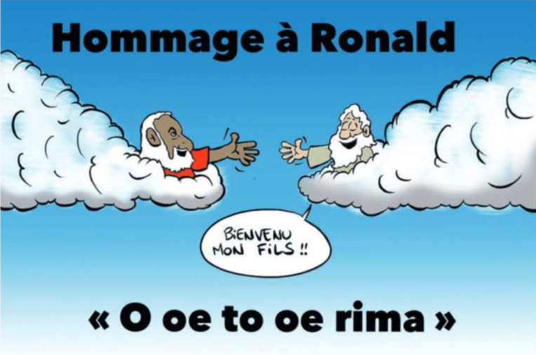 " Hommage à Ronald " par Munoz " Hommage à Ronald " par Munoz