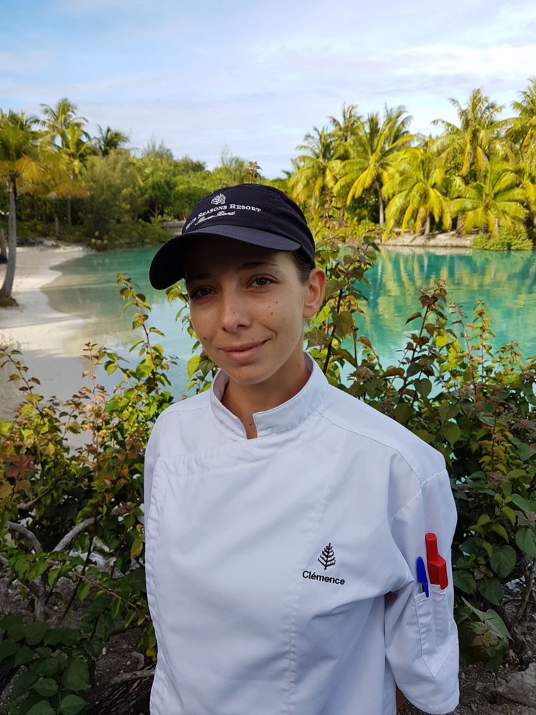 Clémence Bailly, prétendante au titre de meilleur pâtissier de Polynésie