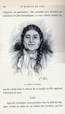 La cheffesse de Papara par Pierre Loti (extrait de la collection Margueron) La cheffesse de Papara par Pierre Loti (extrait de la collection Margueron)