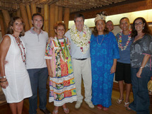 le nouveau Tavana hau des IDV et ISV rencontre le conseil municipal de Teva I Uta