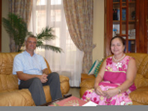 Visite de courtoisie de m. Francis Jullemier-Millasseau