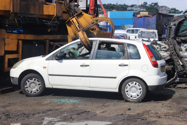 La Ford Fiesta encore entière…