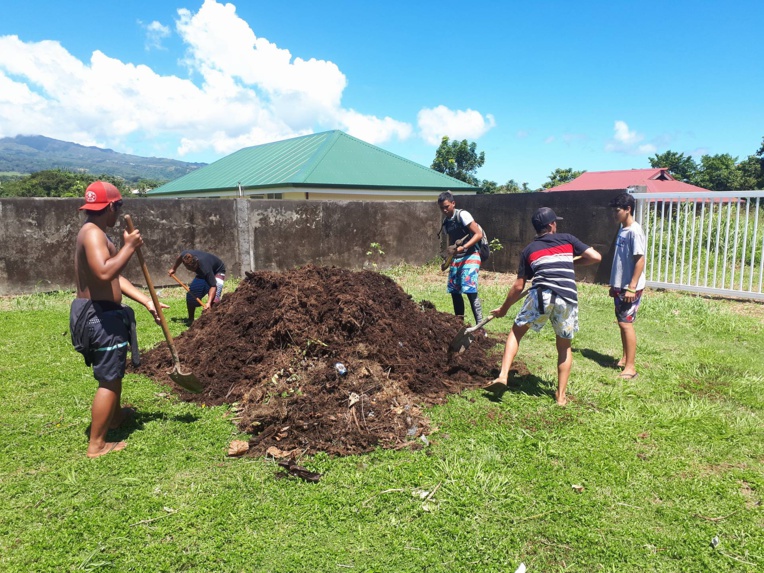 Permaculture: les élèves du lycée agricole de Moorea transmettent leur savoir faire