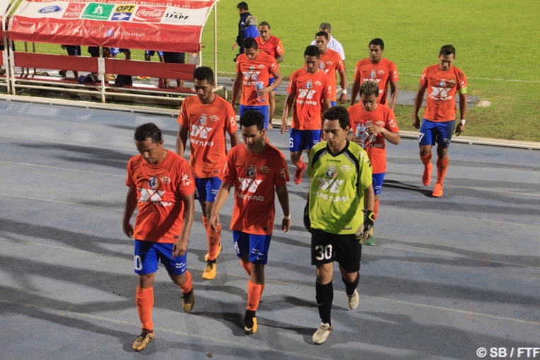 Marama Vahirua et ses coéquipiers ont bien failli battre le leader du championnat