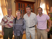 Visite de courtoisie des missionnaires du CESE