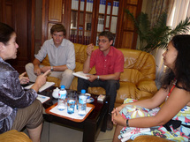 Visite de courtoisie des consultants de la Sofred