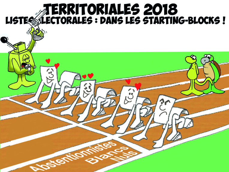 " Dans les starting-blocks " par Munoz " Dans les starting-blocks " par Munoz