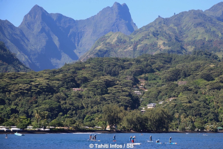 Les courses ses sont déroulées sur le plan d'eau de la Pointe Vénus Les courses ses sont déroulées sur le plan d'eau de la Pointe Vénus