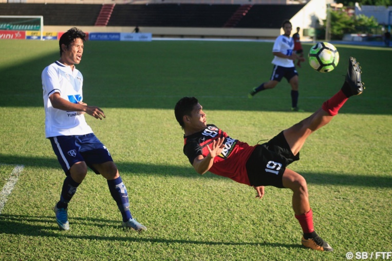 Central a pu inscrire deux buts en première mi-temps Central a pu inscrire deux buts en première mi-temps