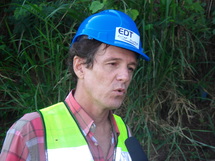 Patrick DESFOUR, Chef de service Exploitation des Réseaux de Tahiti