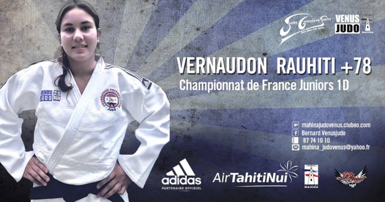 Rauhiti Vernaudon est issue du Vénus Judo club de Mahina