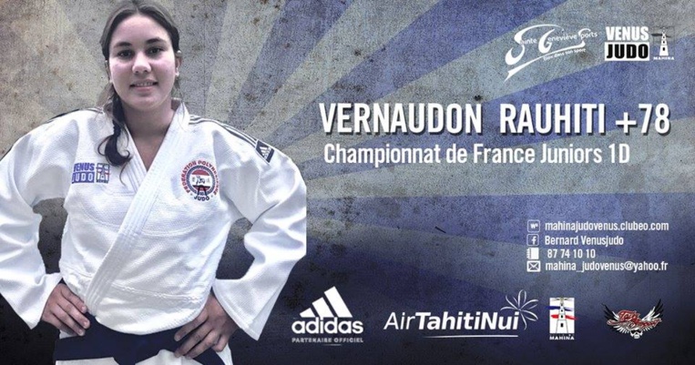 Rauhiti Vernaudon est issue du Vénus Judo club de Mahina Rauhiti Vernaudon est issue du Vénus Judo club de Mahina
