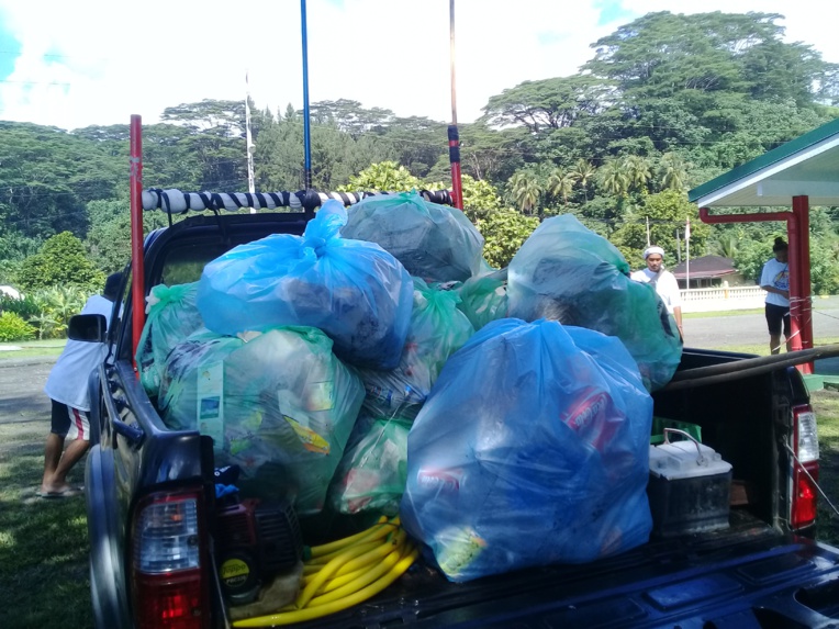 Au total, ce sont 47 sacs poubelles de déchets, tenant dans un camion à benne de 2m3, que ces partisans du respect de l'environnement ont ramassé.