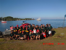 l'ensemble des participants à la journée de nettoyage