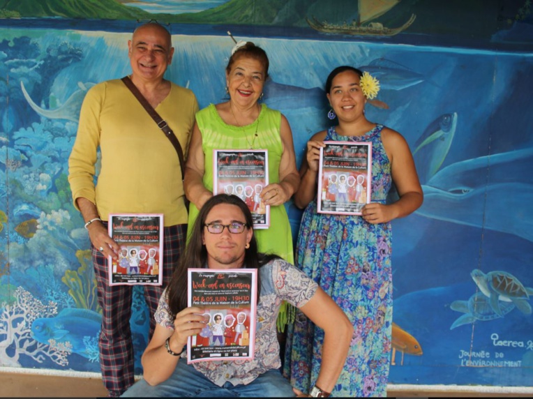 Stéphane Laffaille, Micheline Partouche, Vanessa Cunéo et Quentin Desplanque.