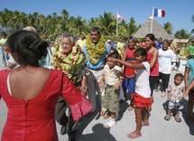 Tournée Gouvernementale aux Tuamotu Est 