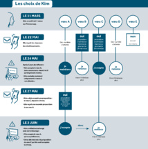 La procédure pour faire votre choix, expliquée avec un exemple en infographie La procédure pour faire votre choix, expliquée avec un exemple en infographie