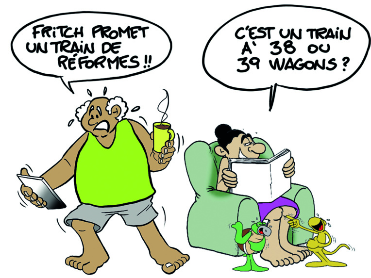 " Un train de réformes " par Munoz