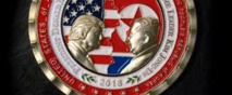 Le sommet Trump-Kim a beau être annulé, sa pièce commémorative subsiste Le sommet Trump-Kim a beau être annulé, sa pièce commémorative subsiste