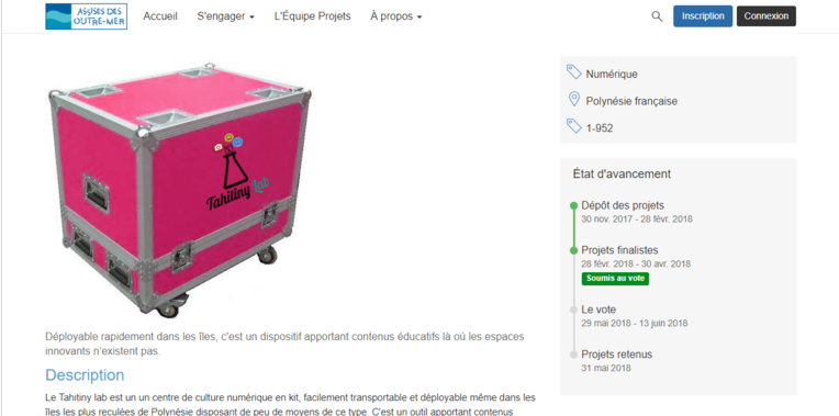 Quatre projets polynésiens retenus aux Assises des outre-mer Quatre projets polynésiens retenus aux Assises des outre-mer