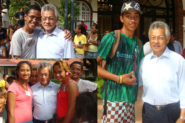 87 enfants à la Présidence