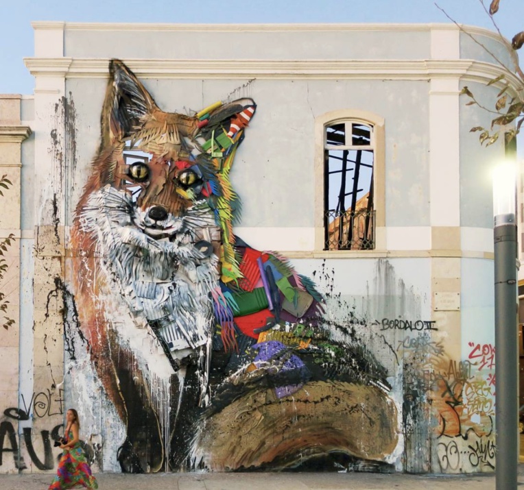 BORDALO 2 et ses uvres « BIG TRASH ANIMAL» - Crédit Photos TNG/ONOU-Bordalo2