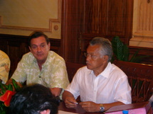 photo d'archives: Gaston Tong Sang et Robert Bernut