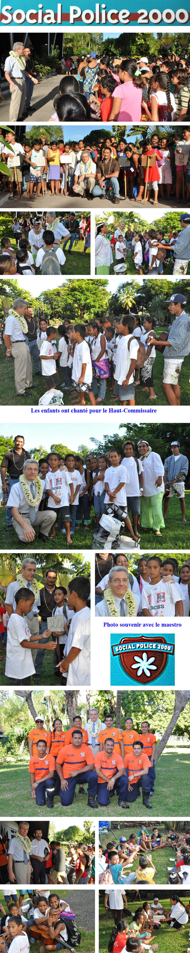 Journée récréative de l'association "Social Police 2000"