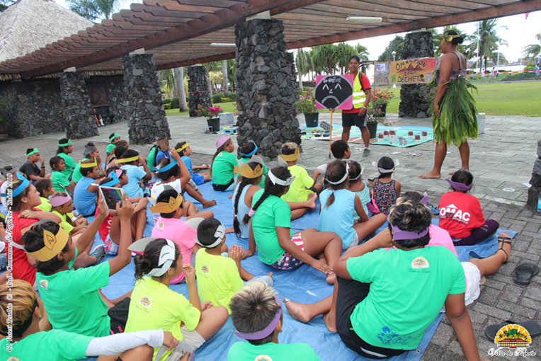 Plus de 50 enfants issus des quartiers prioritaires de Papeete ont répondu présent.