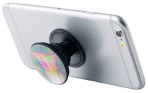 Le "coup de cœur" du jury a été décerné à Vaihere Mulliez de Popsockets Tahiti pour son accessoire pour téléphone portable avec une nacre.