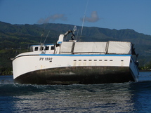 Un thonier s'est échoué à la pointe vénus.