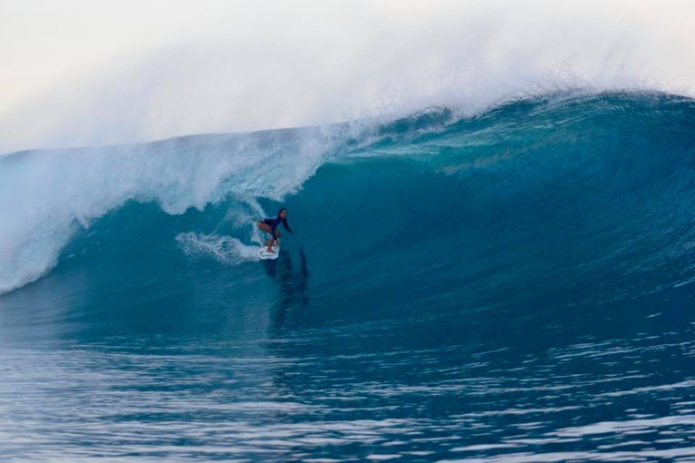 Vahine Fierro a osé surfer Teahupo'o © Gaël Vaast Vahine Fierro a osé surfer Teahupo'o © Gaël Vaast