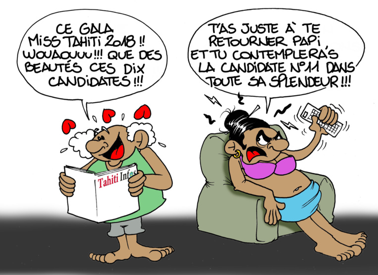 Le Gala de Miss Tahiti par Munoz