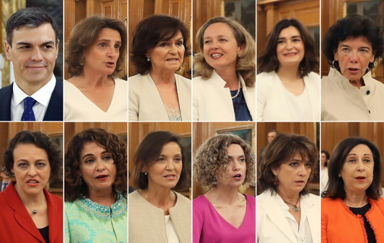 Espagne : le gouvernement le plus féminin de l'histoire du pays a prêté serment