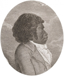 Ce portrait de Bennelong, supposé fidèle, a été effectué lors de son séjour à Londres. Ce portrait de Bennelong, supposé fidèle, a été effectué lors de son séjour à Londres.