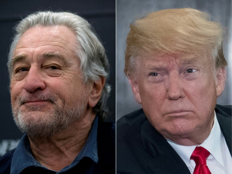 "Réveille-toi, tête à claques!": Trump réplique à De Niro "Réveille-toi, tête à claques!": Trump réplique à De Niro