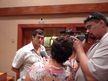 Monsieur Patrick GALENON face à la presse