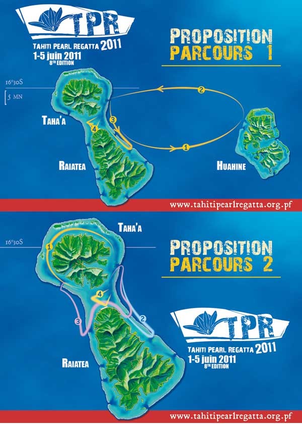 Tahiti Pearl Regata: choisissez le parcours!