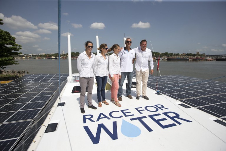 Plastic Odyssey, un projet de catamaran carburant aux déchets plastiques