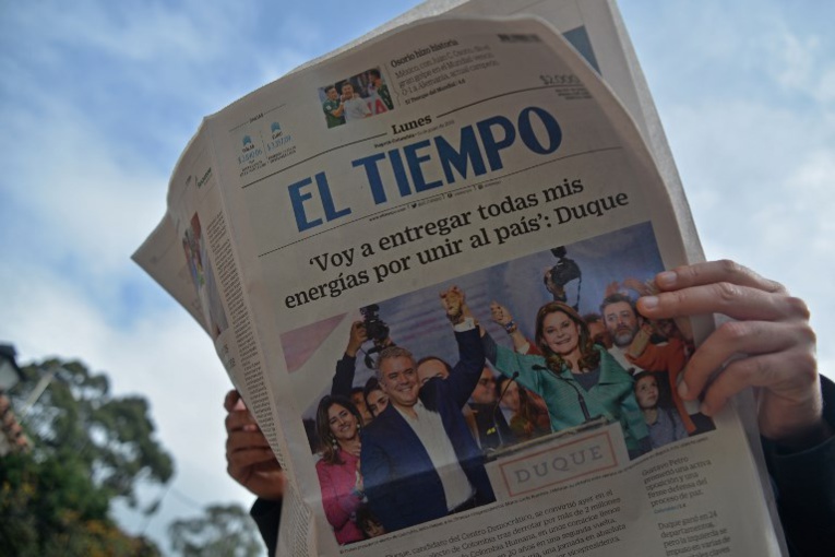 Colombie: retour de la droite avec Duque, qui veut corriger l'accord de paix