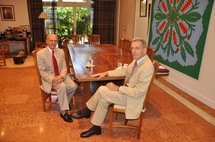 Visites officielles au Haut-commissariat de la République.