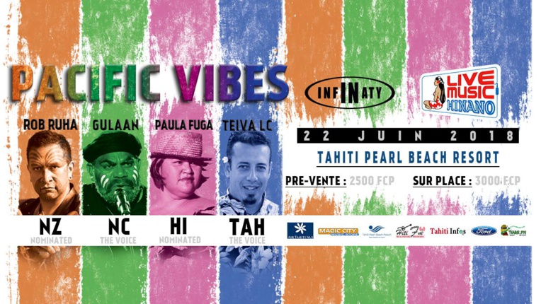 Le Pacifique chante sur scène vendredi au Tahiti Pearl Beach Resort Le Pacifique chante sur scène vendredi au Tahiti Pearl Beach Resort