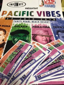 Le Pacifique chante sur scène vendredi au Tahiti Pearl Beach Resort