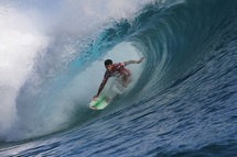 Jeremy Flores très à  l'aise sur la vague   Image Credit: © ASP/ Roberston Photographer: Steve Robertson