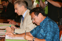 Adolphe Colrat et Michel Buillard