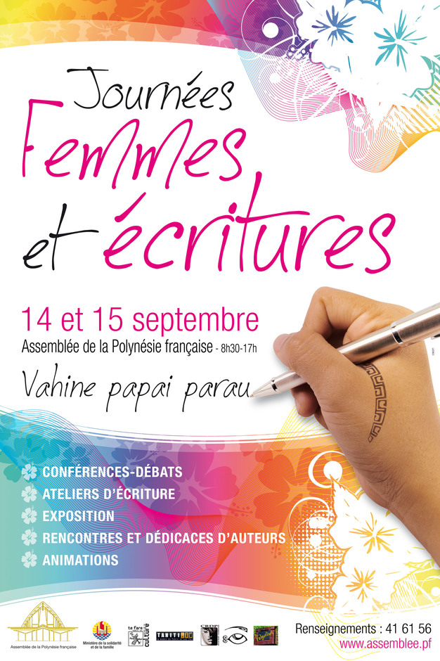 Journées femmes et écritures à l'assemblée les 14 et 15 septembre