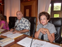 Les rapporteurs (de droite à gauche) : madame Alice PRATX-SCHOEN et monsieur Joël CARILLO